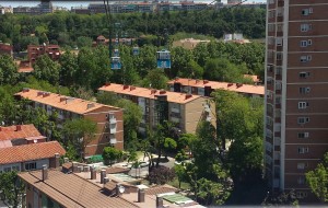 Vista de Madrid desde el teleférico.